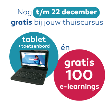 Gratis Tablet + toetsenbord bij elke inschrijving