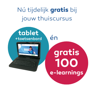 Gratis Tablet + toetsenbord bij elke inschrijving