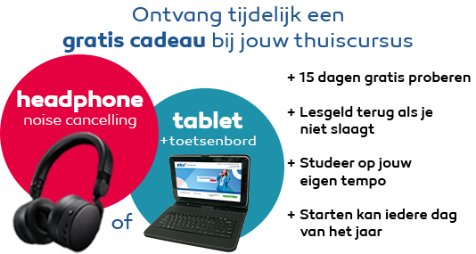 Gratis Tablet + toetsenbord bij elke inschrijving*