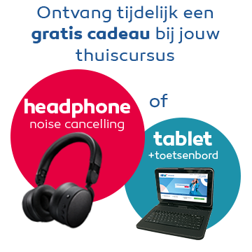 Gratis Tablet + toetsenbord bij elke inschrijving