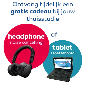 Gratis Tablet + toetsenbord bij elke inschrijving