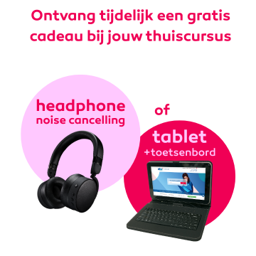 Gratis Tablet + toetsenbord bij elke inschrijving