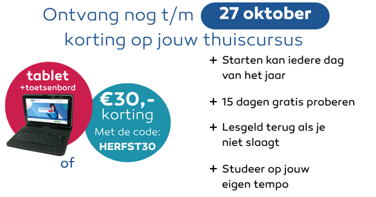 Gratis Tablet + toetsenbord bij elke inschrijving*