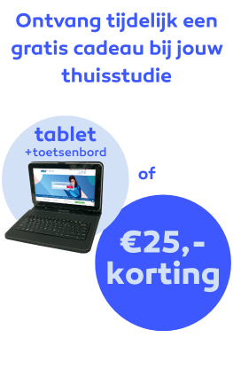 Gratis Tablet incl. toetsenbord bij inschrijving
